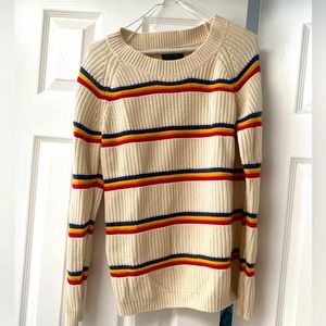 Rip curl, retro striped sweater, size XS